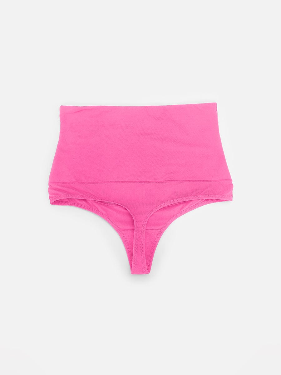 High Waist Tummy Control Thong Panties