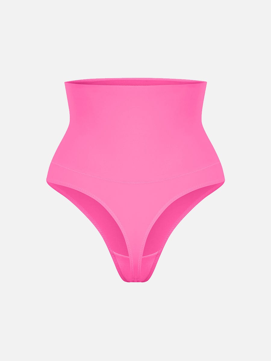 High Waist Tummy Control Thong Panties - Auxieswear