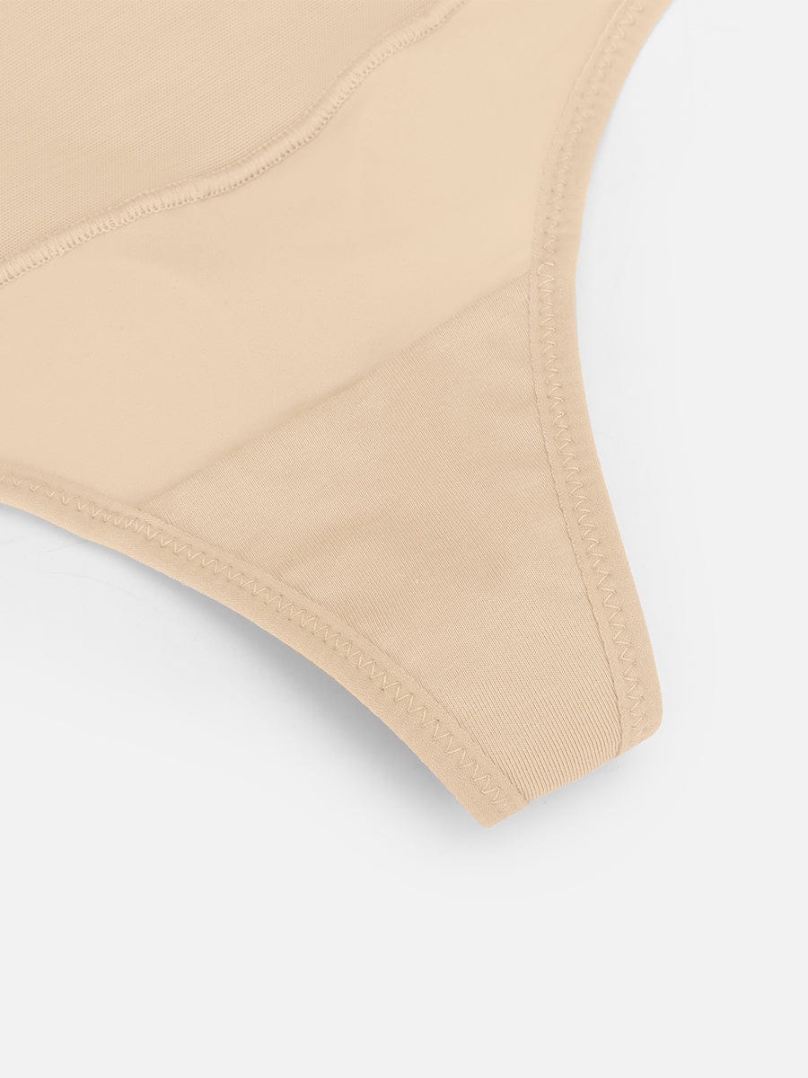 High Waist Tummy Control Thong Panties - Auxieswear