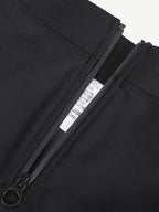 High-Waist Slimming Bikini Bottom with Waterproof Zip Line