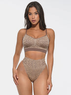 High-Stretch Tummy Control Leopard Print Briefs