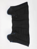 Denim-Style Waist Chincher with Adjustable Back Drawstring