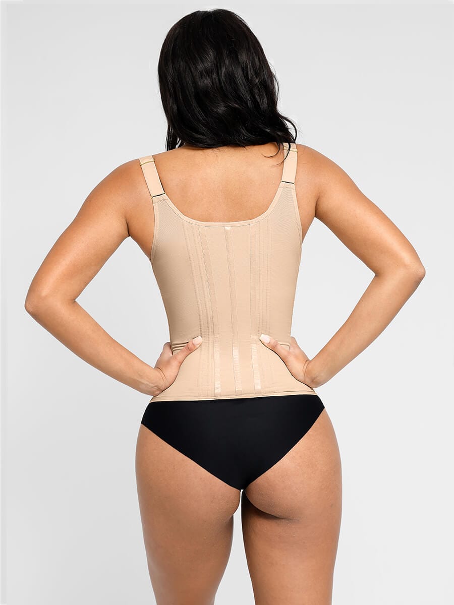 U-Shaped Waist Cincher Vest with 13 Steel Bones