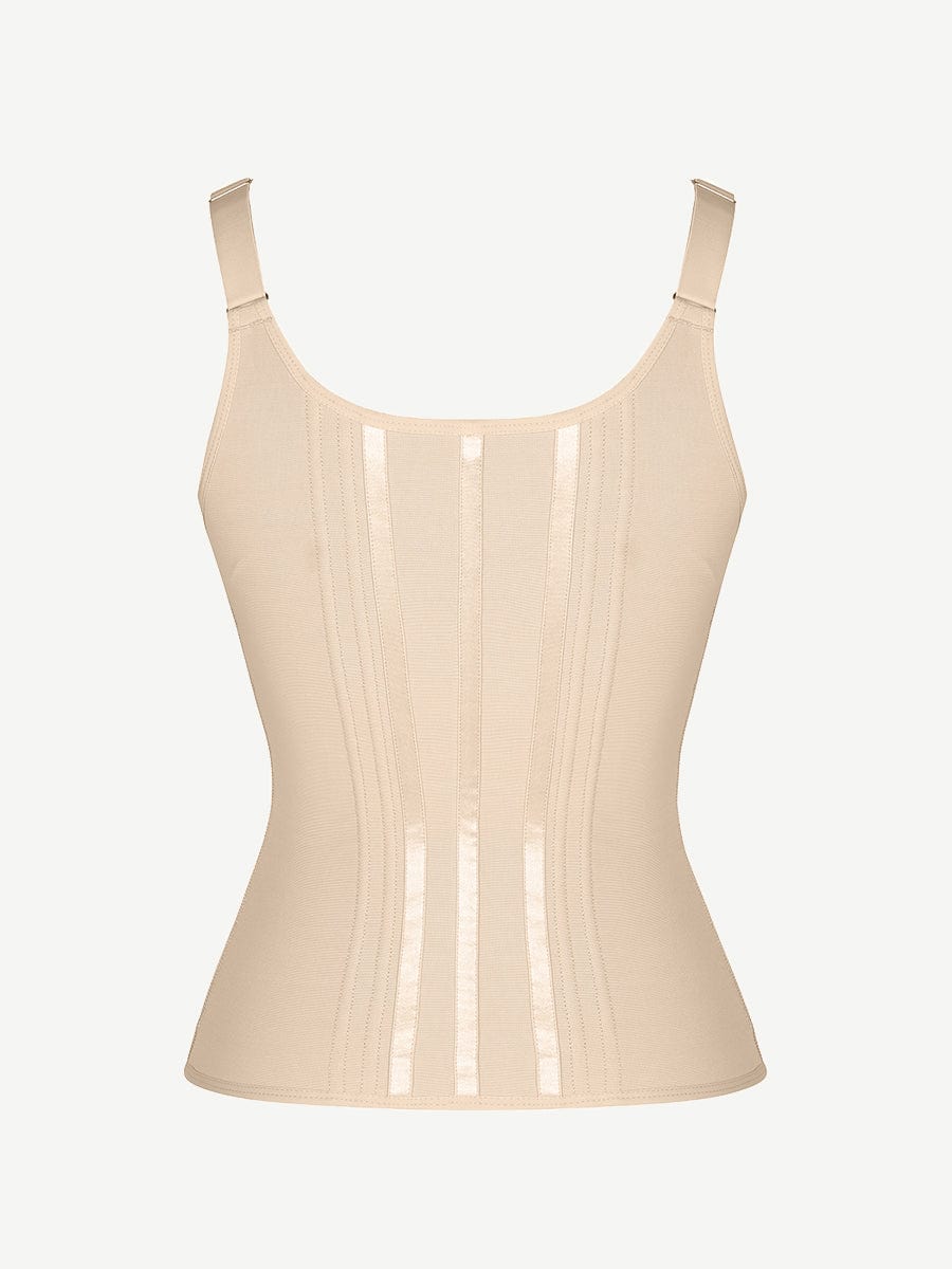 U-Shaped Waist Cincher Vest with 13 Steel Bones