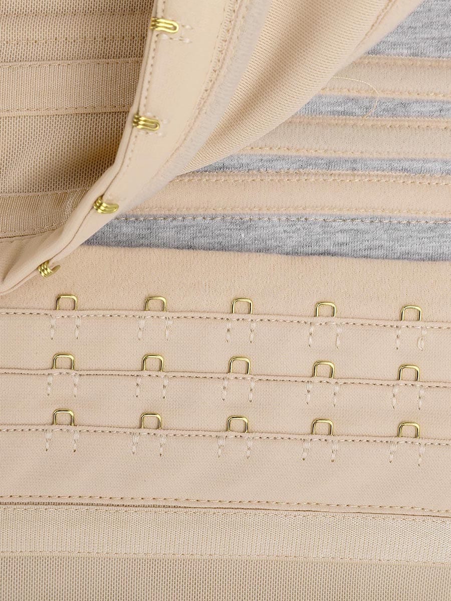 U-Shaped Waist Cincher Vest with 13 Steel Bones - Auxieswear