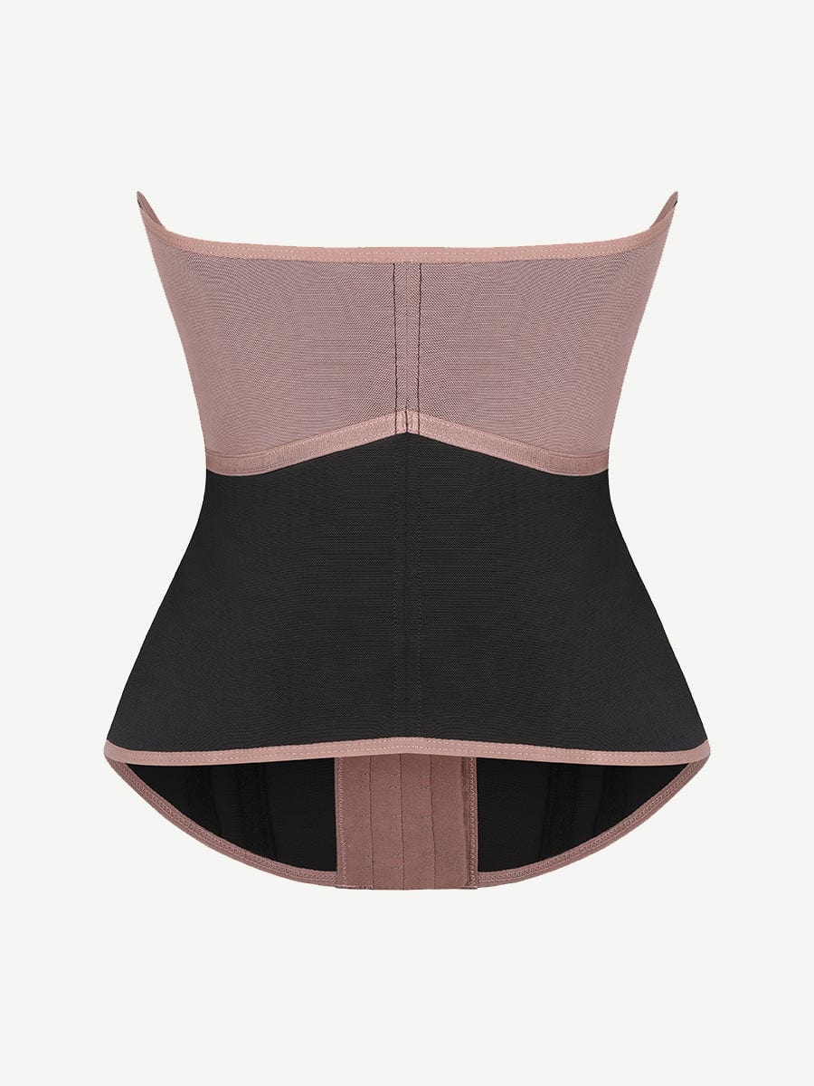 Breathable Mesh Waist Cincher with 9 Steel Bones