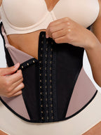 Breathable Mesh Waist Cincher with 9 Steel Bones