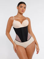 Breathable Mesh Waist Cincher with 9 Steel Bones
