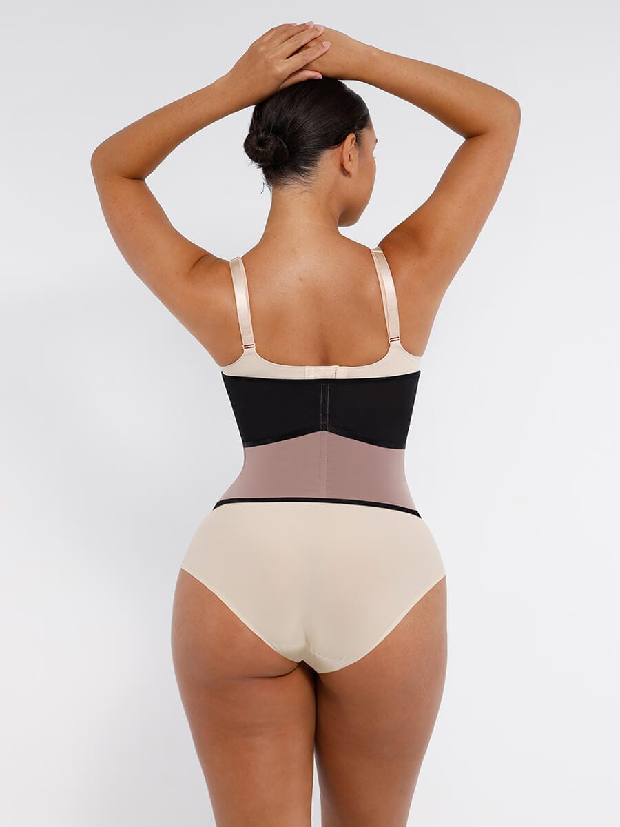 Breathable Mesh Waist Cincher with 9 Steel Bones
