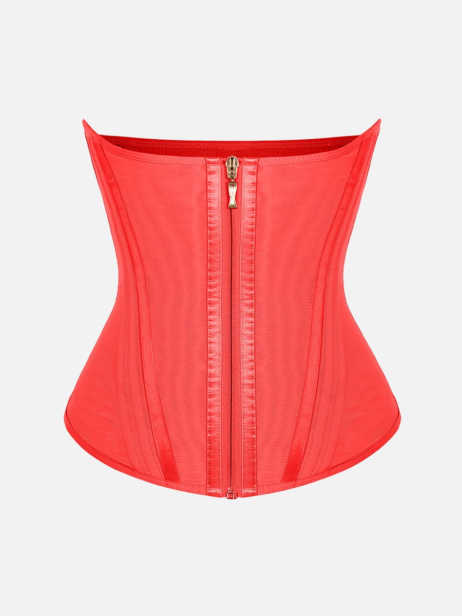 High Compression Waist Cincher with 15 Steel Bones