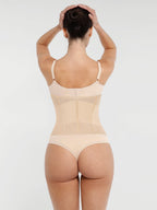 Breathable Mesh Waist Cincher with 7 Steel Bones & Adjustable Shaping