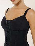 Waist Cincher Vest with 7 Steel Bones and Adjustable Straps